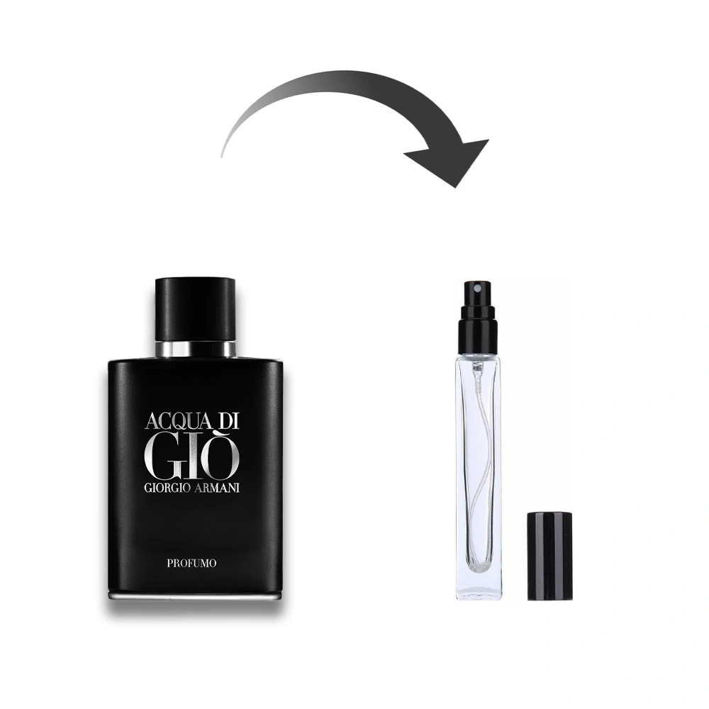 عطر دست ریز (دکانت) جورجیو آرمانی آکوا دی جیو پروفومو (مشکی) - لوزی